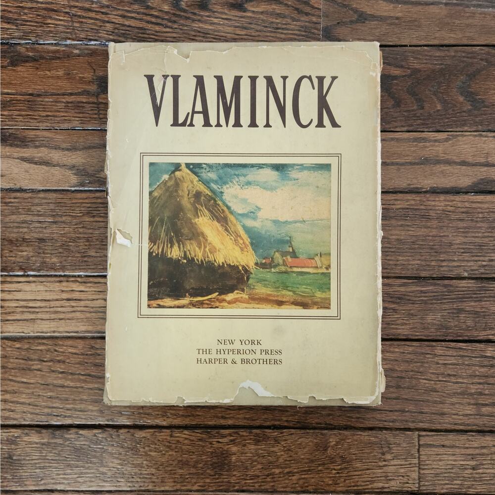 Vintage Maurice De Vlaminck Art Book 40s Color Art 1941 Hardcover